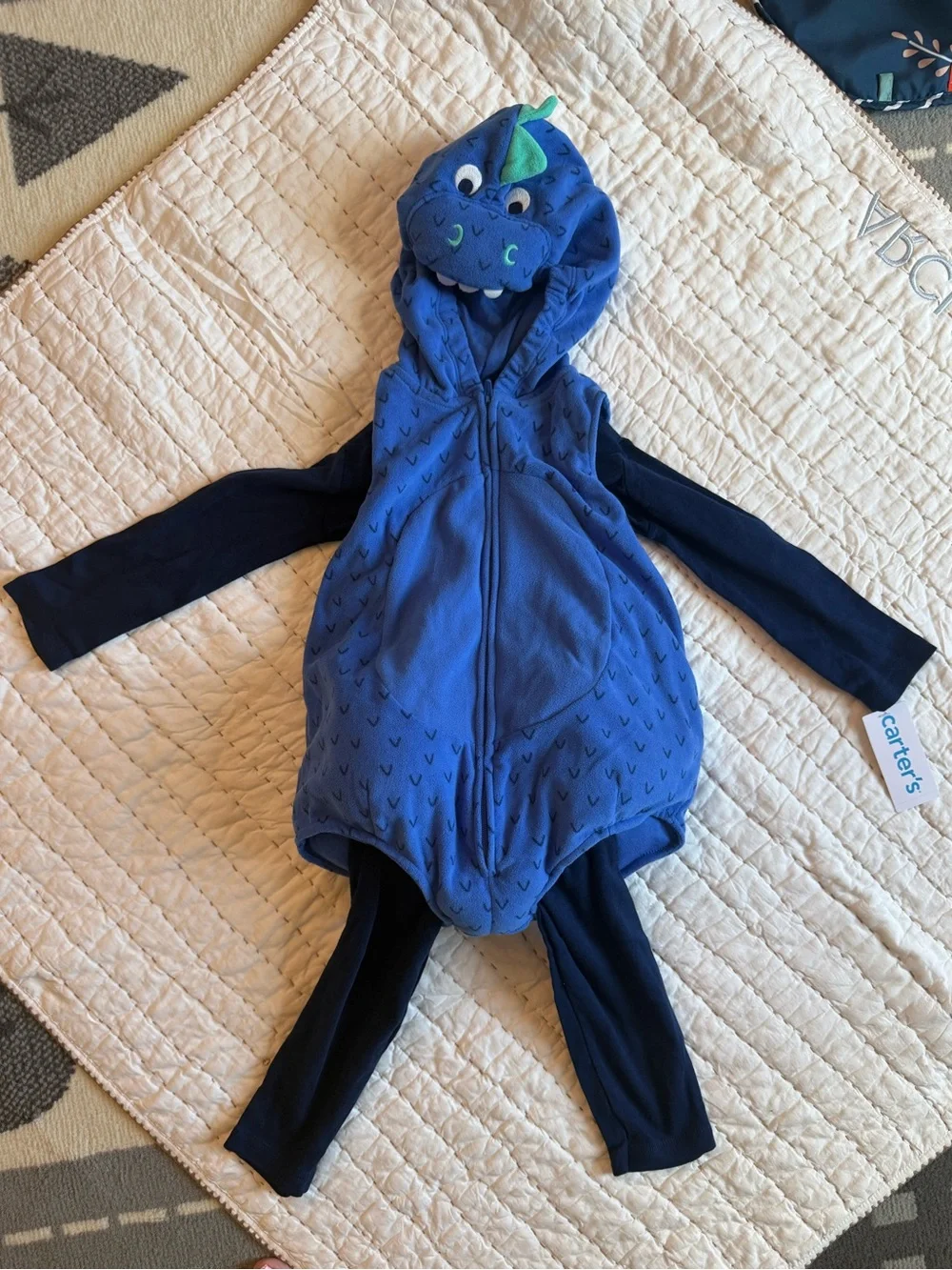 NWT Carter's 3 piece dinosaur costume 24 months